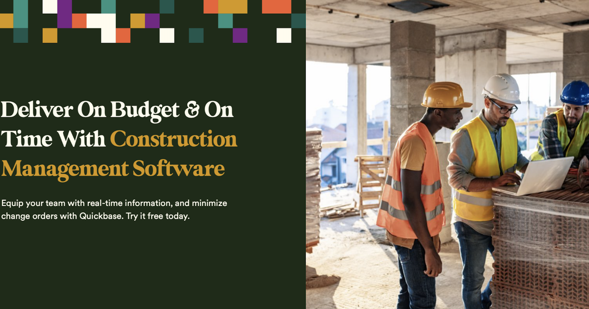 Quickbase announces product and services offerings for the construction ...