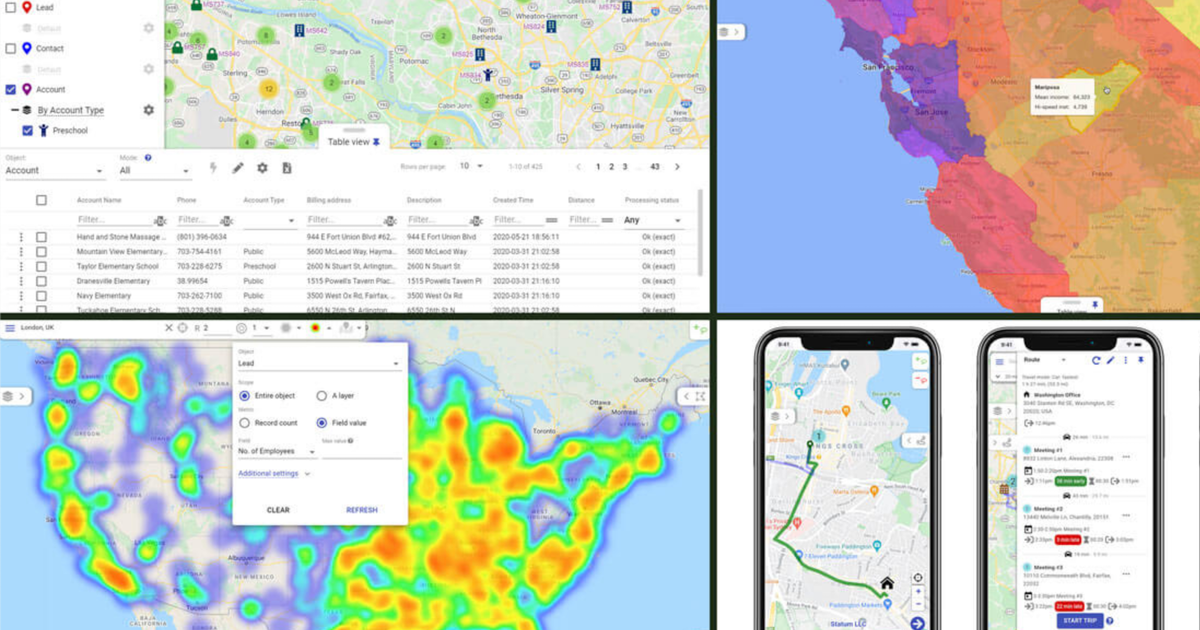 Mapsly: map, routing, territories, prospecting | Quickbase