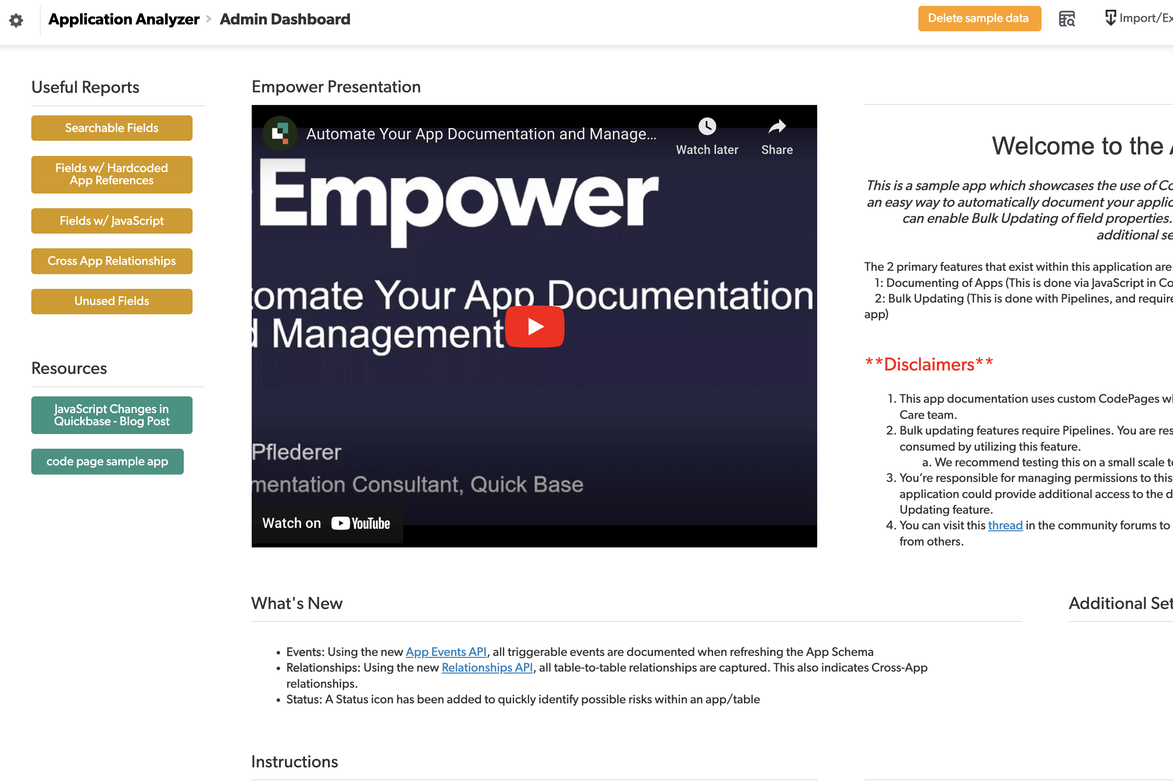 Application Analyzer