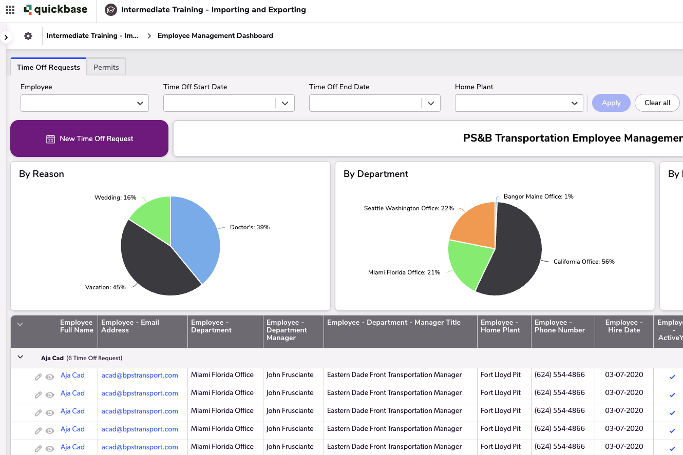 Intermediate Training - Importing and Exporting